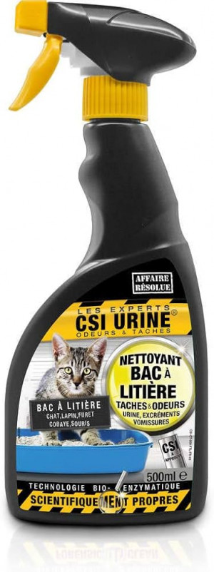 CSI URINE® Litter Tray Cleaner Urīna smakas noņēmējs kaķu tualetei 500ml